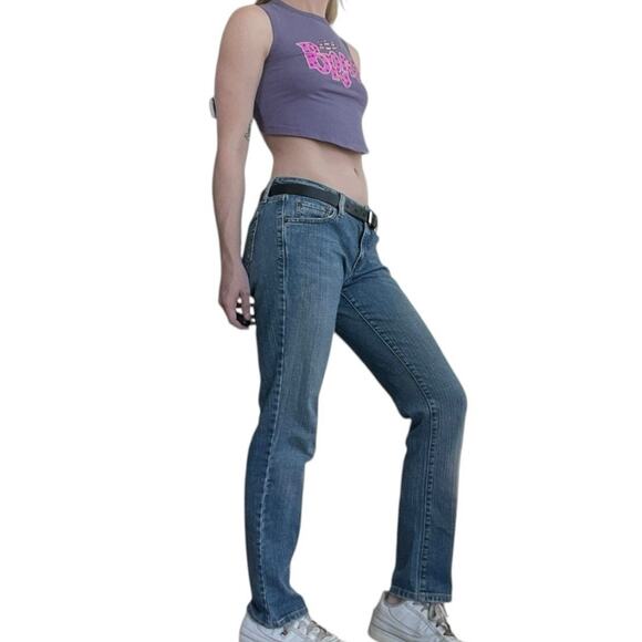 Levi's Vintage Super Low Rise Straight Leg 518 Jeans - Picture 3 of 9